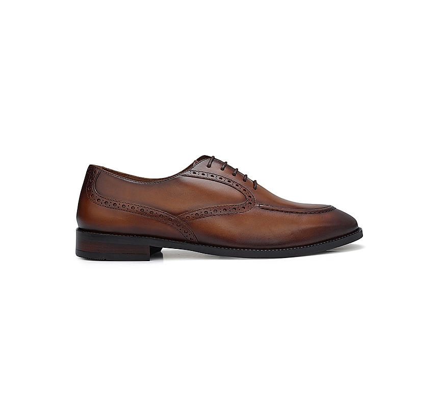 Tan Leather Brogue Lace Ups