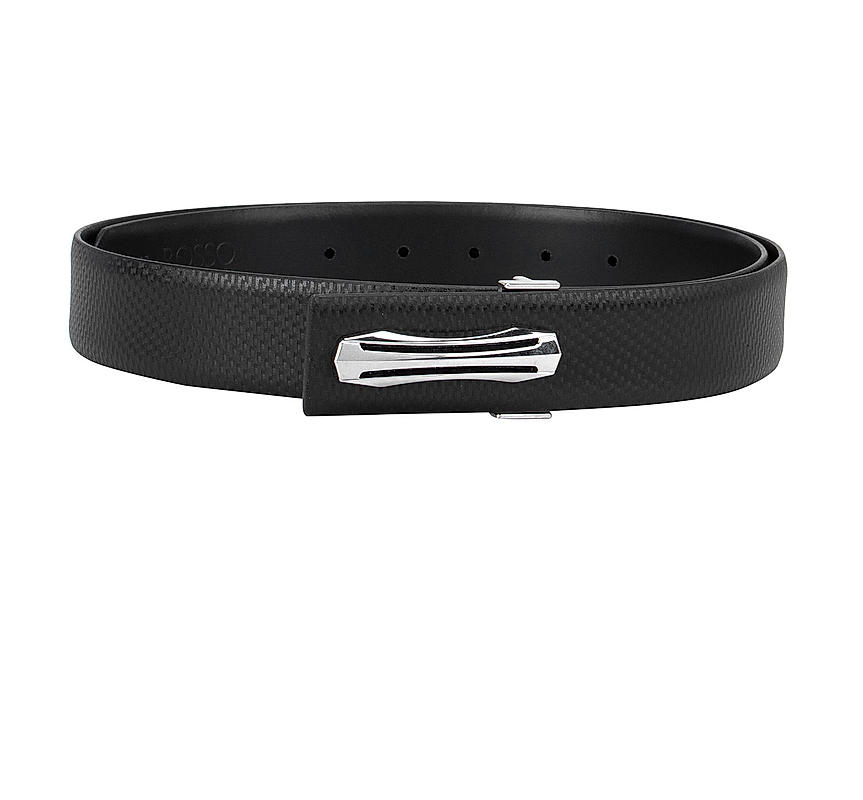 Black Fish Textured Men's Belt