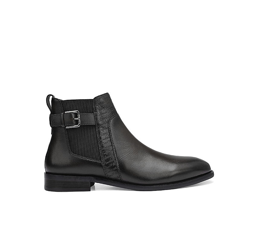 Black Signato Leather Boots