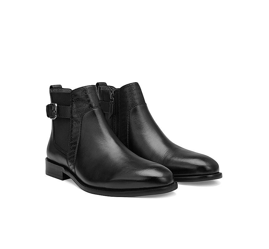 Black Signato Leather Boots