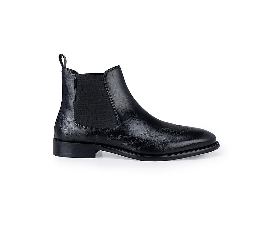 Black Signato Leather Boots