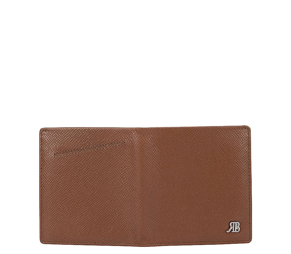 MONOGRAMMED Leather Cash Wallet Mens Billfold Classic Bifold