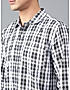 KOTTY MENS REGULAR FIT CHECKERED SPREAD COLLAR CASUAL SHIRTS