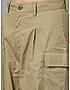 KOTTY WOMENS COTTON BLEND BROWN STRAIGHT FIT CARGO PANT