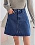 KOTTY WOMENS COTTON LYCRA BLEND BLUE DENIM SKIRTS