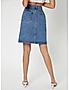 KOTTY WOMENS COTTON LYCRA BLEND BLUE DENIM SKIRTS