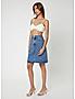 KOTTY WOMENS COTTON LYCRA BLEND BLUE DENIM SKIRTS