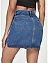 KOTTY WOMENS COTTON LYCRA BLEND BLUE DENIM SKIRTS