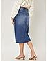 KOTTY WOMENS COTTON LYCRA BLEND BLUE DENIM SKIRTS