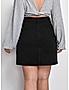 KOTTY WOMENS COTTON LYCRA BLEND BLACK DENIM SKIRTS