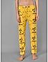 KOTTY Yellow Printed Cotton Women T-Shirt and Pyjama Set