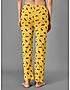 KOTTY Yellow Printed Cotton Women T-Shirt and Pyjama Set