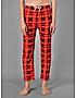 KOTTY Red Printed Cotton Women T-Shirt and Pyjama Set