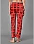 KOTTY Red Printed Cotton Women T-Shirt and Pyjama Set