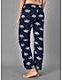 KOTTY Blue Printed Cotton Women T-Shirt and Pyjama Set