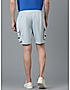 KOTTY MENS POLYCOTTON SOLID ALICE BLUE CARGO SHORTS