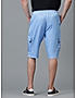 KOTTY MENS POLYCOTTON SOLID ARGENTINA BLUE CARGO SHORTS