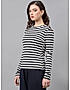 KOTTY WOMEN STRIPED MULTICOLOR FULL SLEEVE TOP