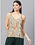 KOTTY WOMEN PRINTED MULTICOLOR SLEEVELESS CAMI TOP