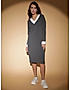 KOTTY Womens V-Neck A-Line Dress