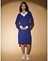 KOTTY Womens V-Neck A-Line Dress