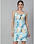 KOTTY Womens Floral Print Sheath Dress