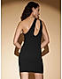 KOTTY Womens V-Neck Sleeveless Cut-Outs Straight Bodycon Dress