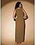 KOTTY Womens Sleeveless Straight Maxi Bodycon Dress