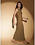 KOTTY Womens Sleeveless Straight Maxi Bodycon Dress