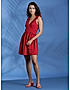 KOTTY Womens V-Neck A-Line Mini Dress