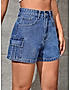 KOTTY Womens High-Rise Denim Shorts