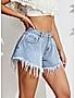 KOTTY Womens High-Rise Denim Shorts