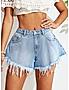 KOTTY Womens High-Rise Denim Shorts