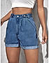 KOTTY Womens High-Rise Denim Shorts