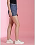 KOTTY Womens Slim Fit High-Rise Denim Shorts