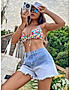 KOTTY Womens High-Rise Denim Shorts