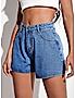 KOTTY Womens High-Rise Denim Shorts