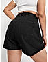 KOTTY Womens High-Rise Denim Shorts