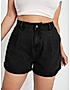 KOTTY Womens High-Rise Denim Shorts