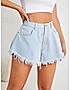 KOTTY Womens High-Rise Denim Shorts