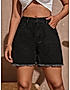 KOTTY Womens High-Rise Denim Shorts