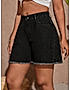 KOTTY Womens High-Rise Denim Shorts