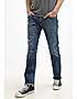 KOTTY Mens Solid Mid Rise  Comfortable and Strechable Stylish Jeans