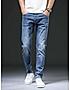 KOTTY Mens Solid Mid Rise  Comfortable and Strechable Stylish Jeans