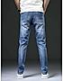 KOTTY Mens Solid Mid Rise  Comfortable and Strechable Stylish Jeans