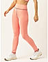 KOTTY Womens Solid Sportwear Tights Light Pink