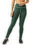 KOTTY Womens Solid Sportwear Tights Dark Green