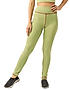 KOTTY Womens Solid Sportwear Tights Moss Green