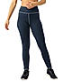 KOTTY Womens Solid Sportwear Tights Navy Blue