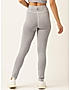 KOTTY Womens Solid Sportwear Tights Light Grey